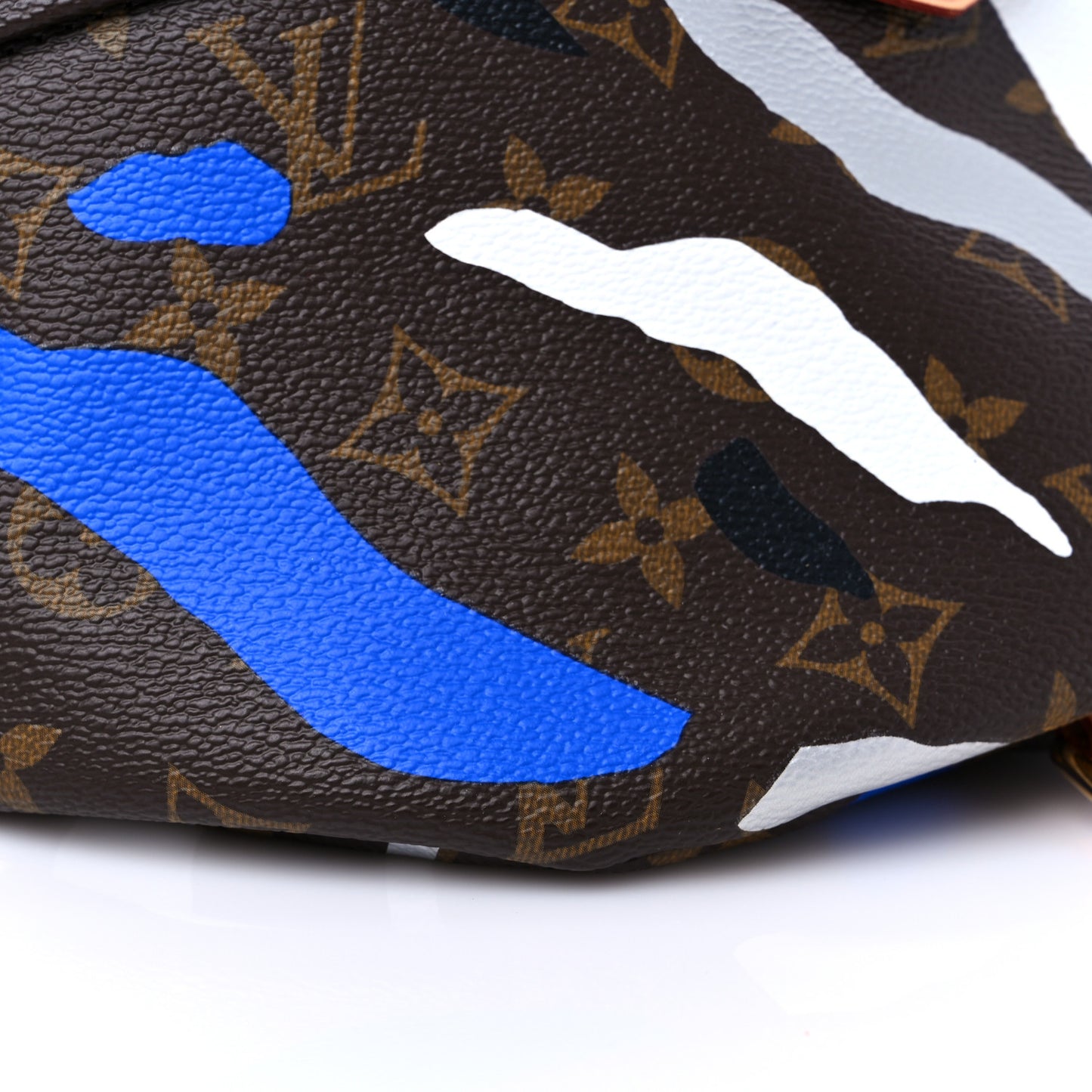 X LOL Monogram Bumbag Blue Silver