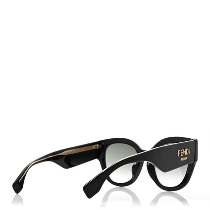 Fendi Acetate Cat Eye Sunglasses FF0452/F/S Black 4 of 8