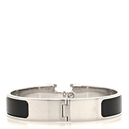 Hermes Enamel Narrow Clic Clac H Bracelet PM Black 3 of 4