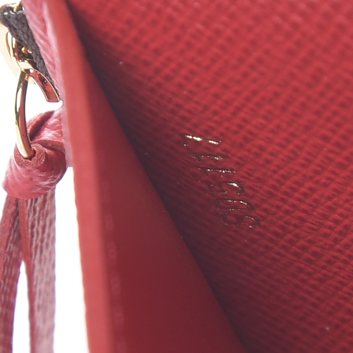 Damier Ebene Victorine Wallet Red