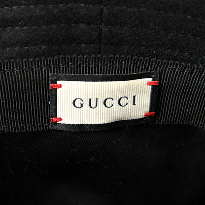 Gucci Double G Bucket Hat M Black Beige 5 of 6