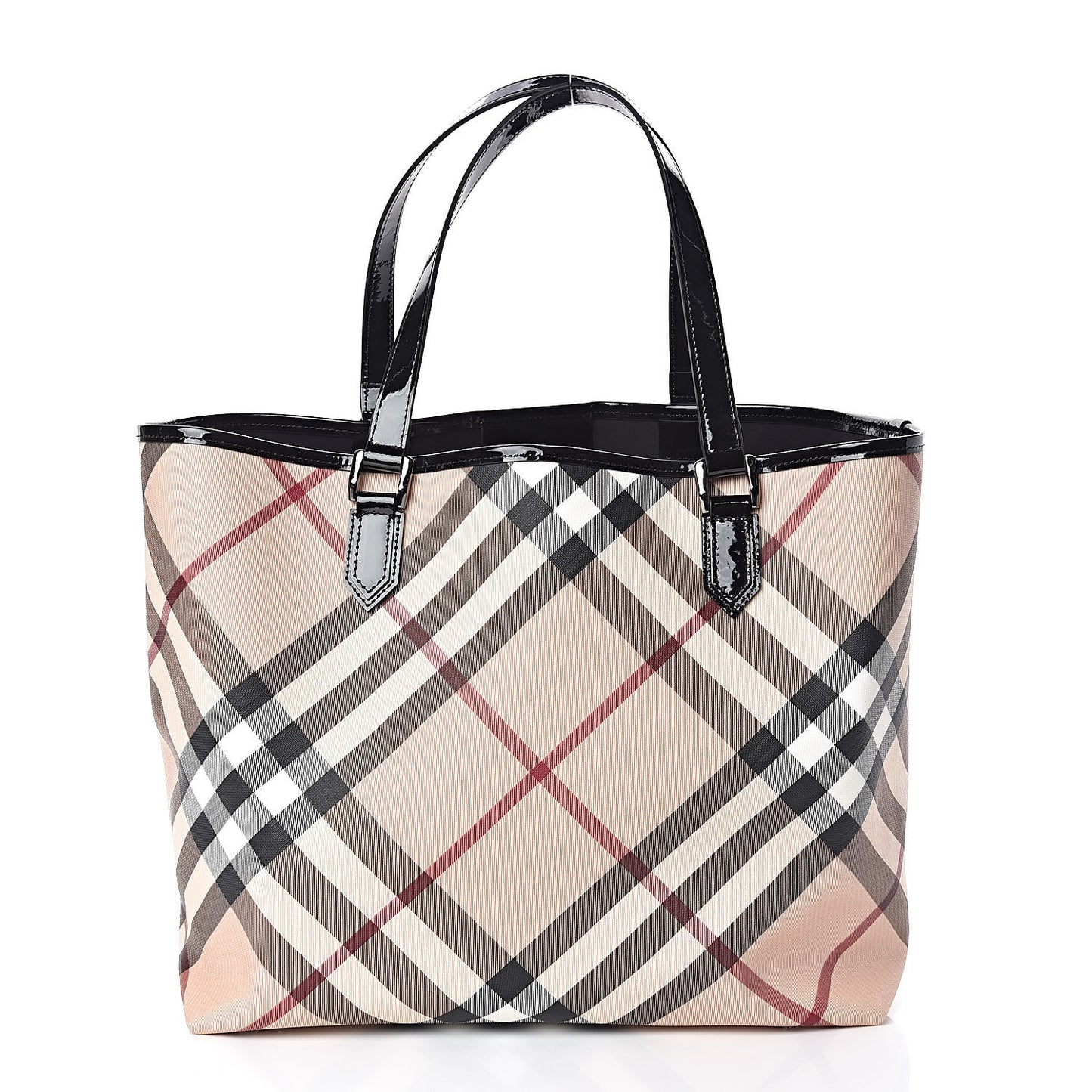 Nova Check Large Nickie Tote Black
