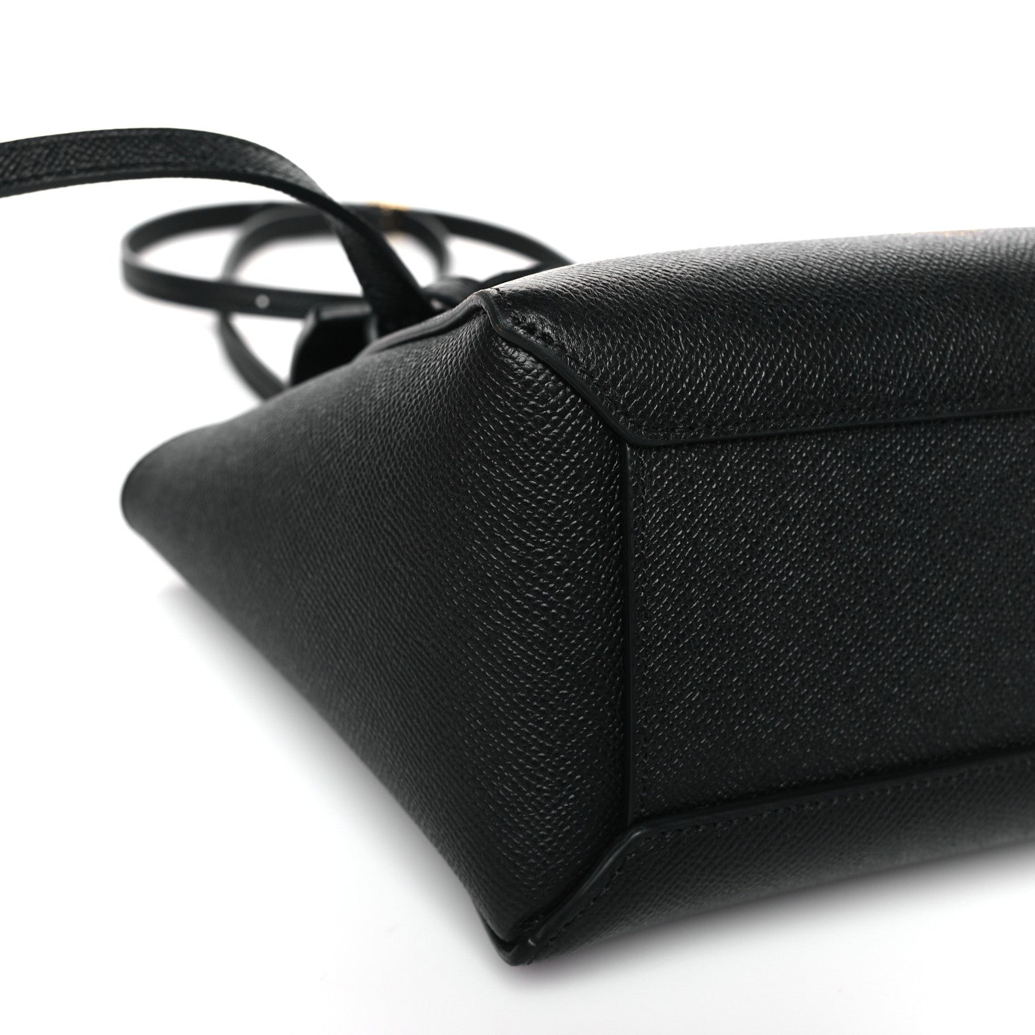 Celine Grained Calfskin Nano Belt Bag Black 7 of 9