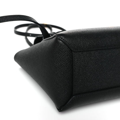 Celine Grained Calfskin Nano Belt Bag Black 7 of 9