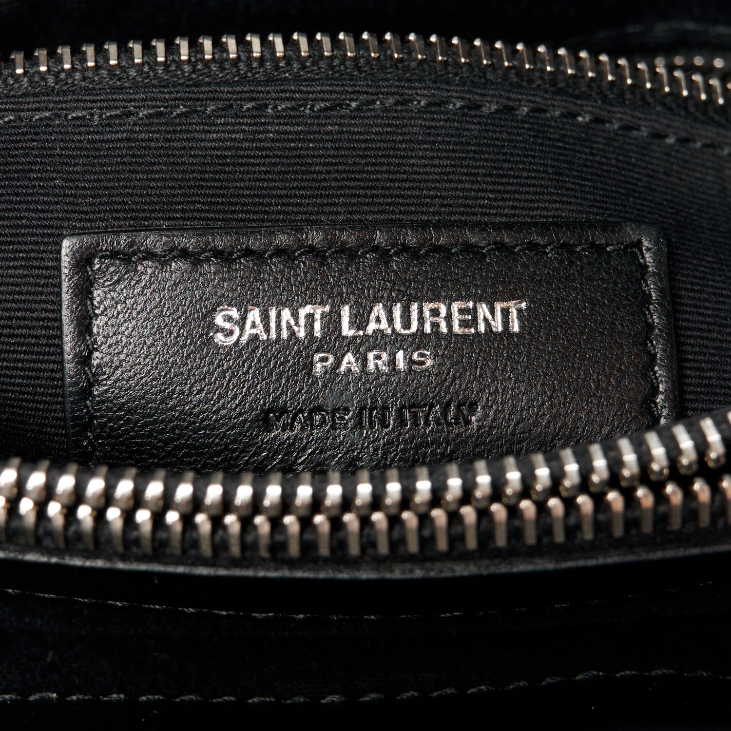Saint Laurent Calfskin Y Quilted Monogram Small Loulou Shopper Black 6 of 10