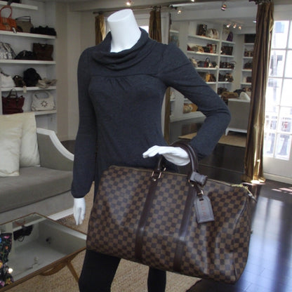 Louis Vuitton Damier Ebene Keepall 50 2 of 10