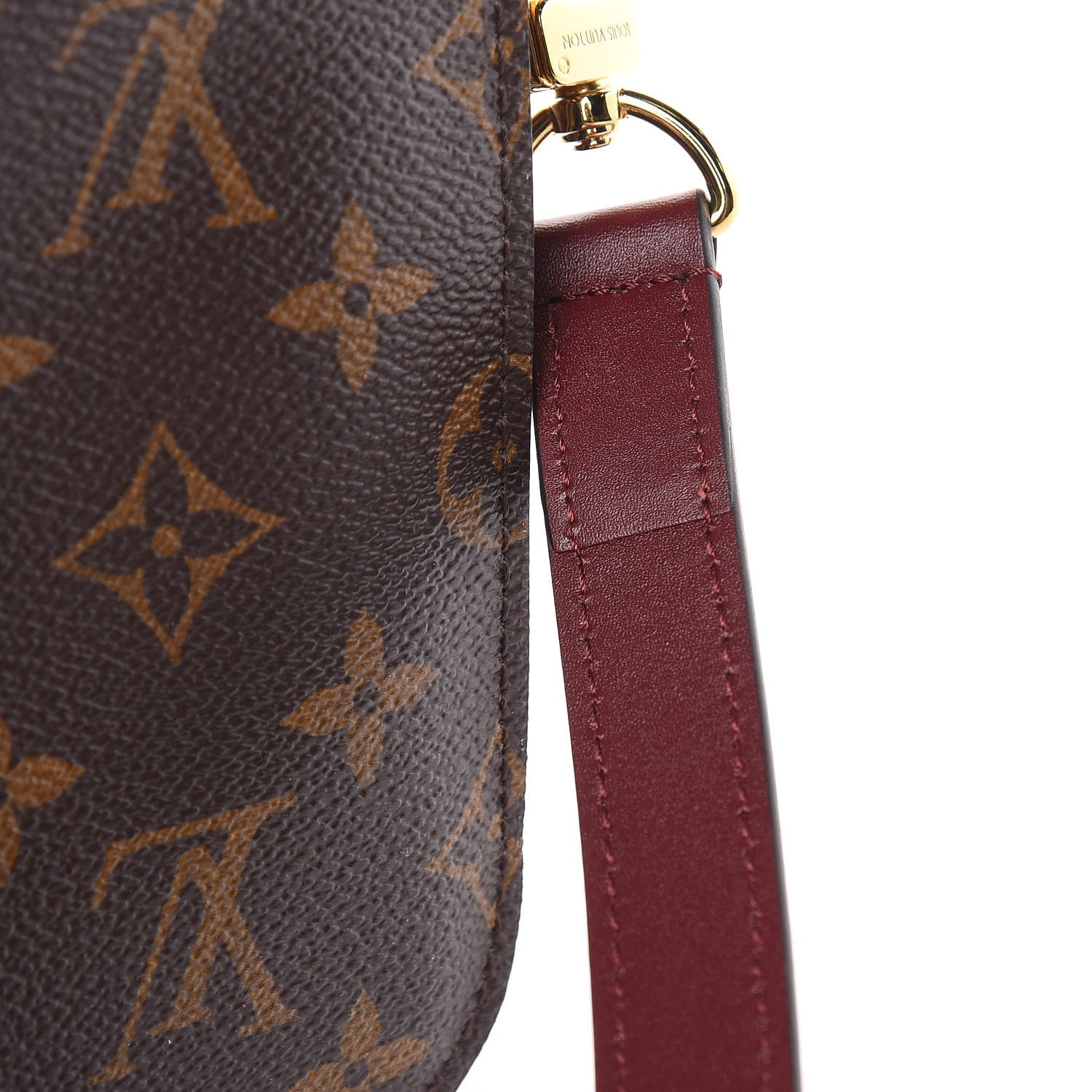 Louis Vuitton Monogram Braided Pochette Metis Safran 10 of 12