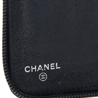 Chanel Caviar Timeless Travel Zip Wallet Black 6 of 6