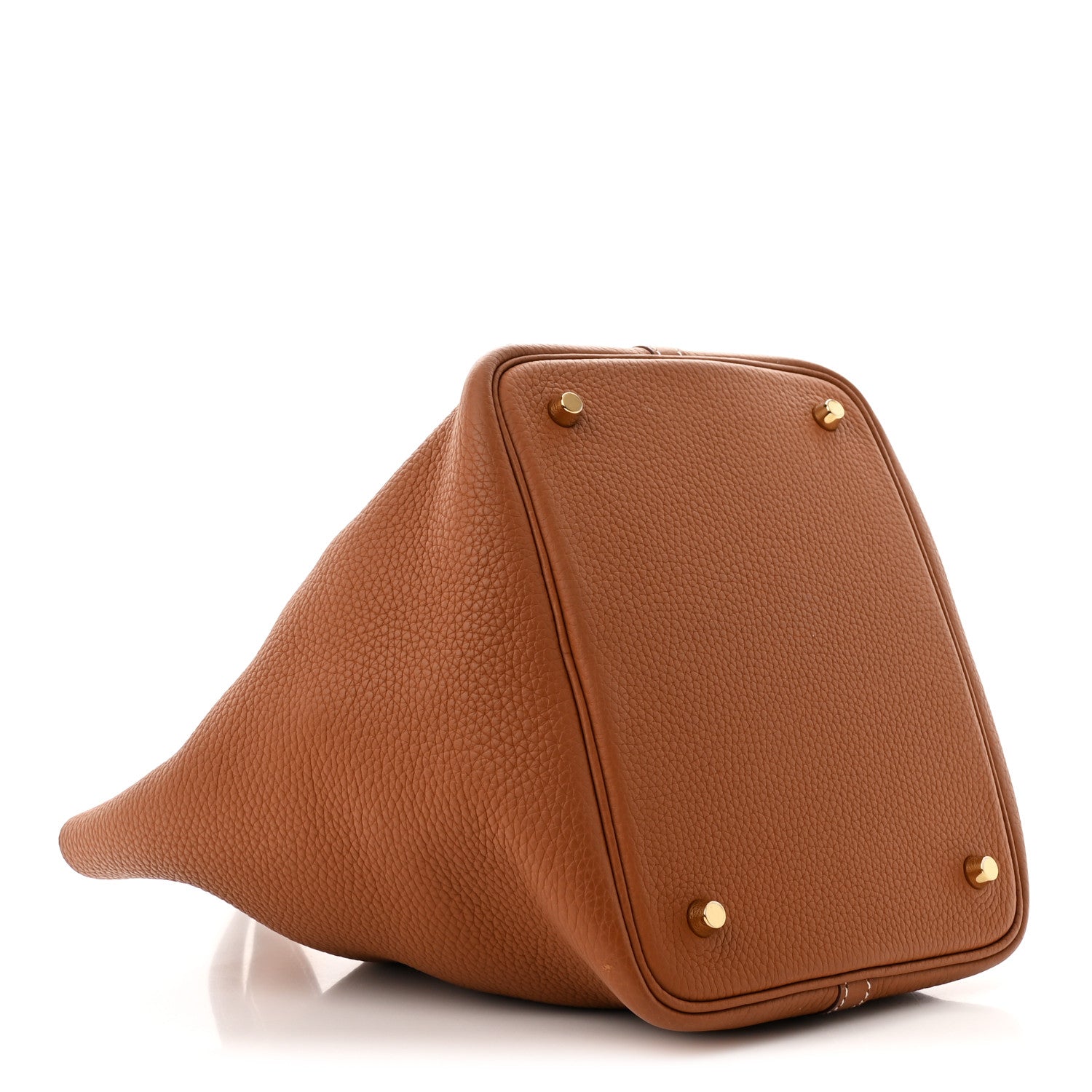 Hermes Taurillon Clemence Picotin Lock 22 MM Gold 4 of 10