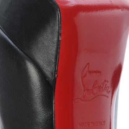 Christian Louboutin Calfskin Studded Miss Fast Plato 140 Platform Booties 39 Black 20 of 23