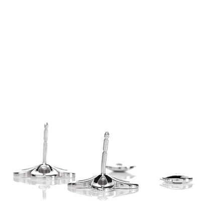 Louis Vuitton 18K White Gold Diamond Idylle Blossom Earrings 3 of 4
