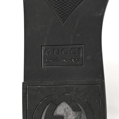 Gucci Rubber Womens Interlocking G Slide Sandals  36 Black 7 of 9