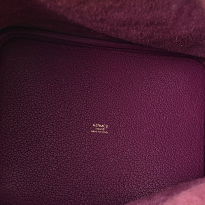 Hermes Taurillon Clemence Picotin Lock 22 MM Anemone 5 of 10