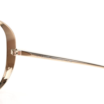 Loewe Metal Rectangular Sunglasses LW40148U Gold Brown 5 of 7
