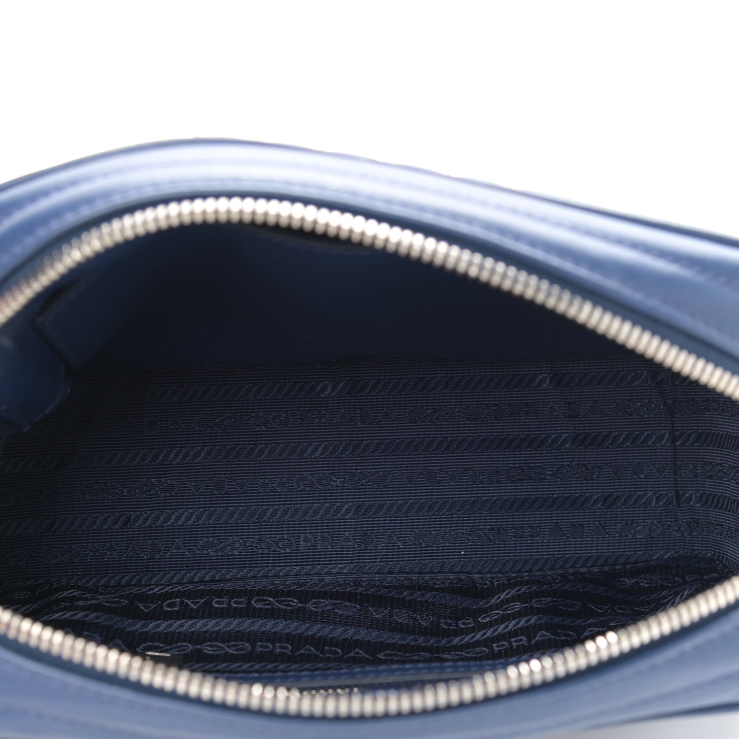 Prada Soft Calfskin Diagramme Crossbody Bag Bleuette 5 of 10