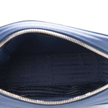 Prada Soft Calfskin Diagramme Crossbody Bag Bleuette 5 of 10