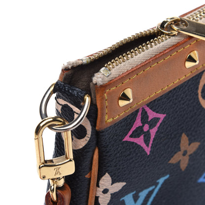 Louis Vuitton Monogram Multicolor Pochette Accessories Black 8 of 11