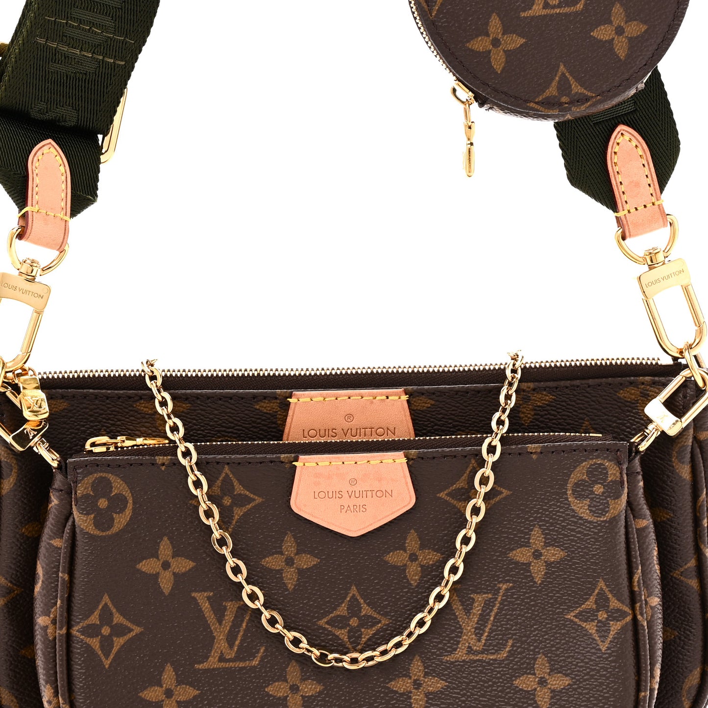 Monogram Multi Pochette Accessories Kaki