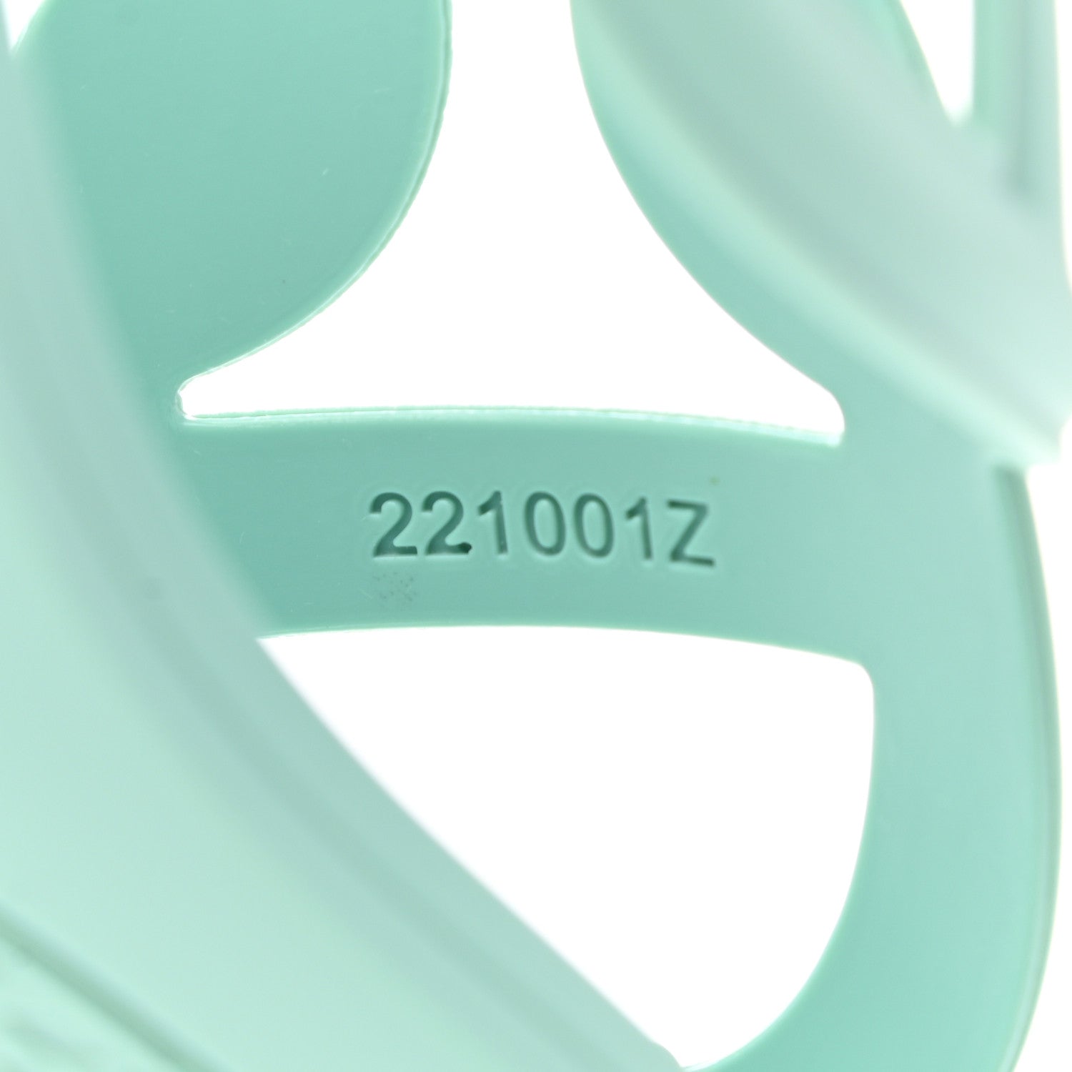 Hermes Rubber Womens Egerie Sandals 37 Vert Embrun 8 of 9