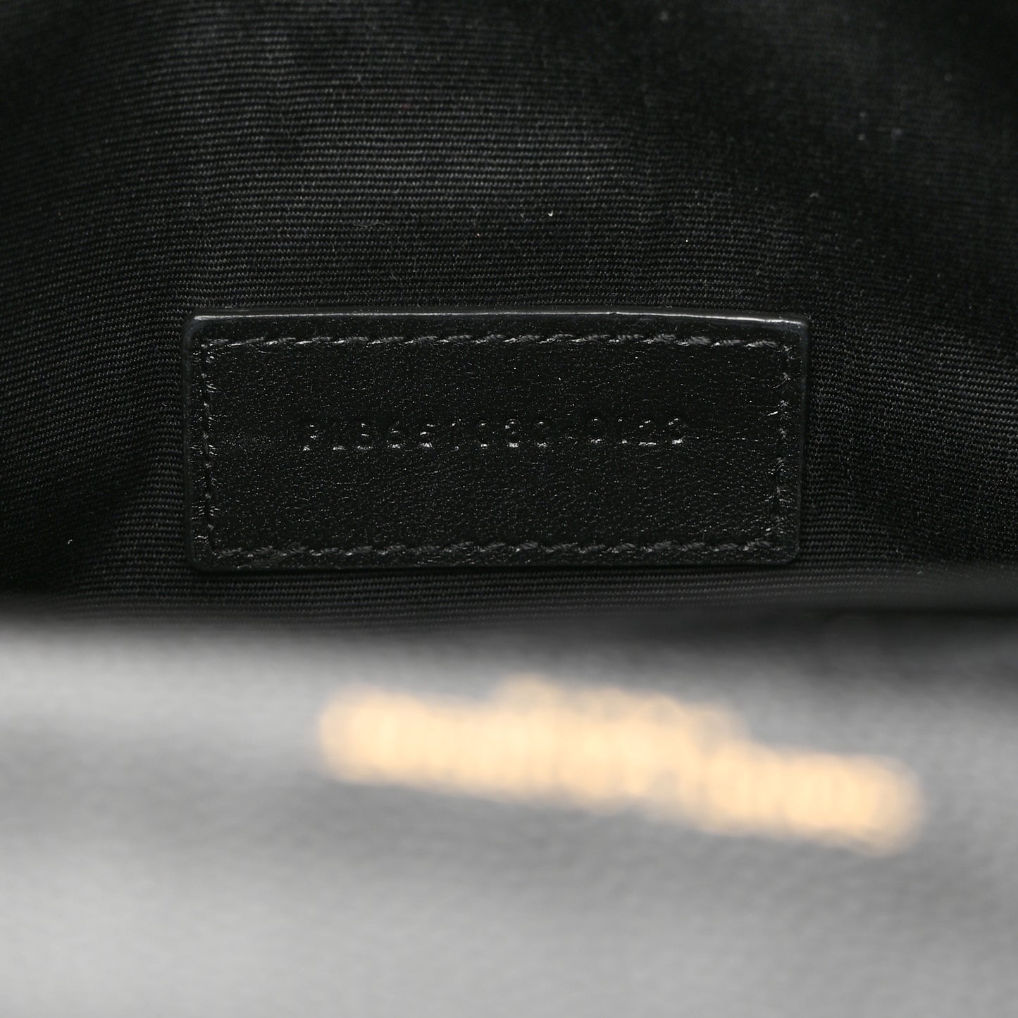 Grain De Poudre Textured Mixed Matelasse Triquilt Monogram Clutch Black