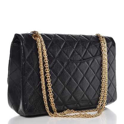 Chanel Aged Calfskin Quilted 2.55 Reissue 227 Flap Black 4 of 9