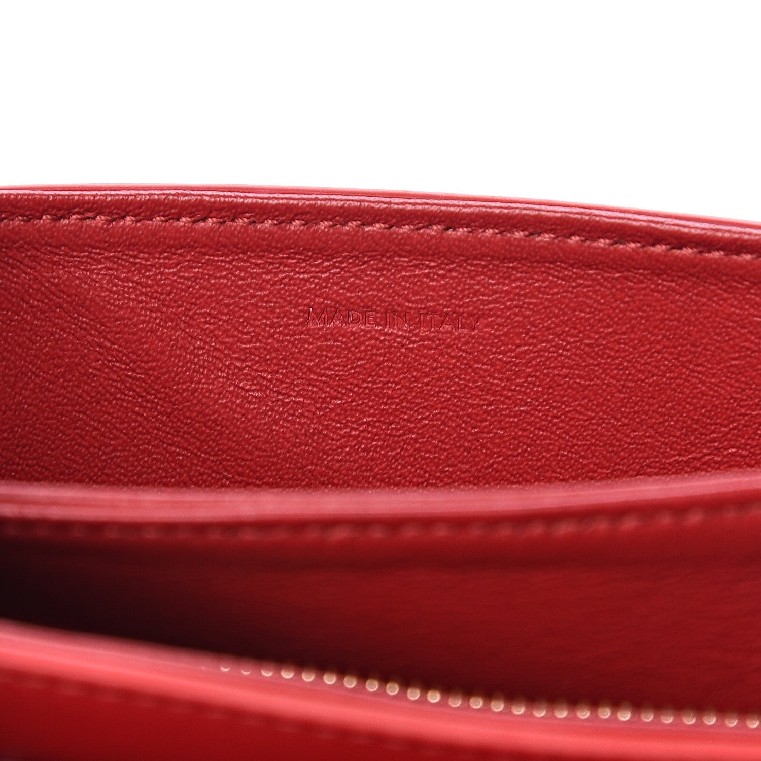 Celine Shiny Calfskin Small C Bag Red 6 of 9
