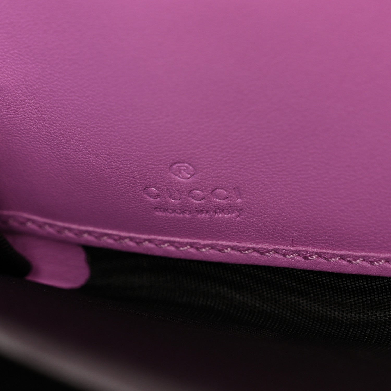 Gucci Calfskin Matelasse GG Marmont Zip Around Wallet Pink 7 of 11