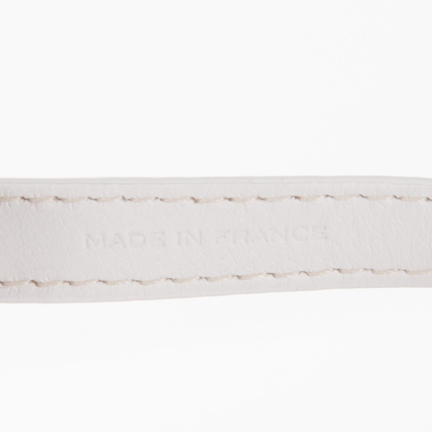 Goyardine Sesame Key Holder White
