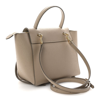 Celine Grained Calfskin Nano Belt Bag Light Taupe 3 of 10