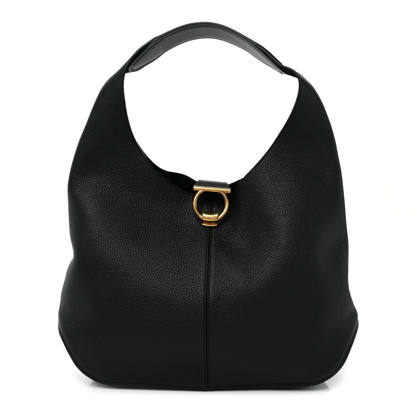 Calfskin Margot Hobo Black