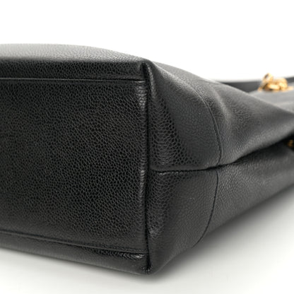 Chanel Caviar Large CC Shoulder Bag Black 11 of 11