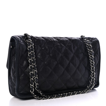 Chanel Caviar Quilted Large French Riviera Flap Black 2 of 5