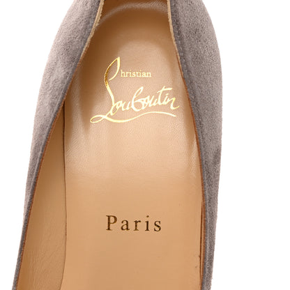 Christian Louboutin Veau Velours Pigalle Follies 85 Pumps 36 Storm 7 of 8