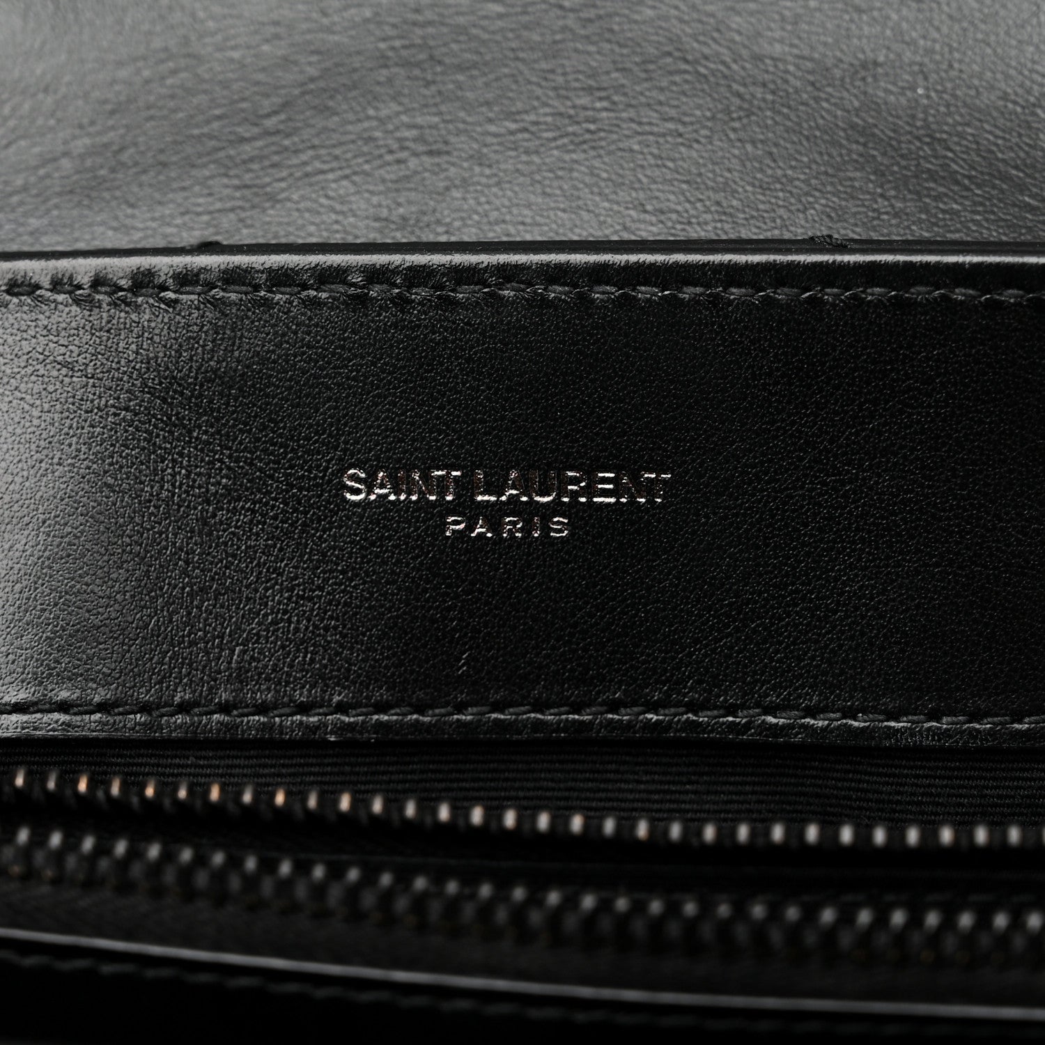 Saint Laurent Calfskin Y Quilted Monogram Monochrome Small Loulou Chain Satchel Black 6 of 10