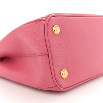 Prada Saffiano Lux Mini Galleria Double Zip Tote Tamaris 9 of 12