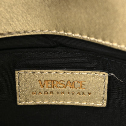 Versace Metallic Nappa Quilted Small Medusa Chain Crossbody Gold 6 of 9