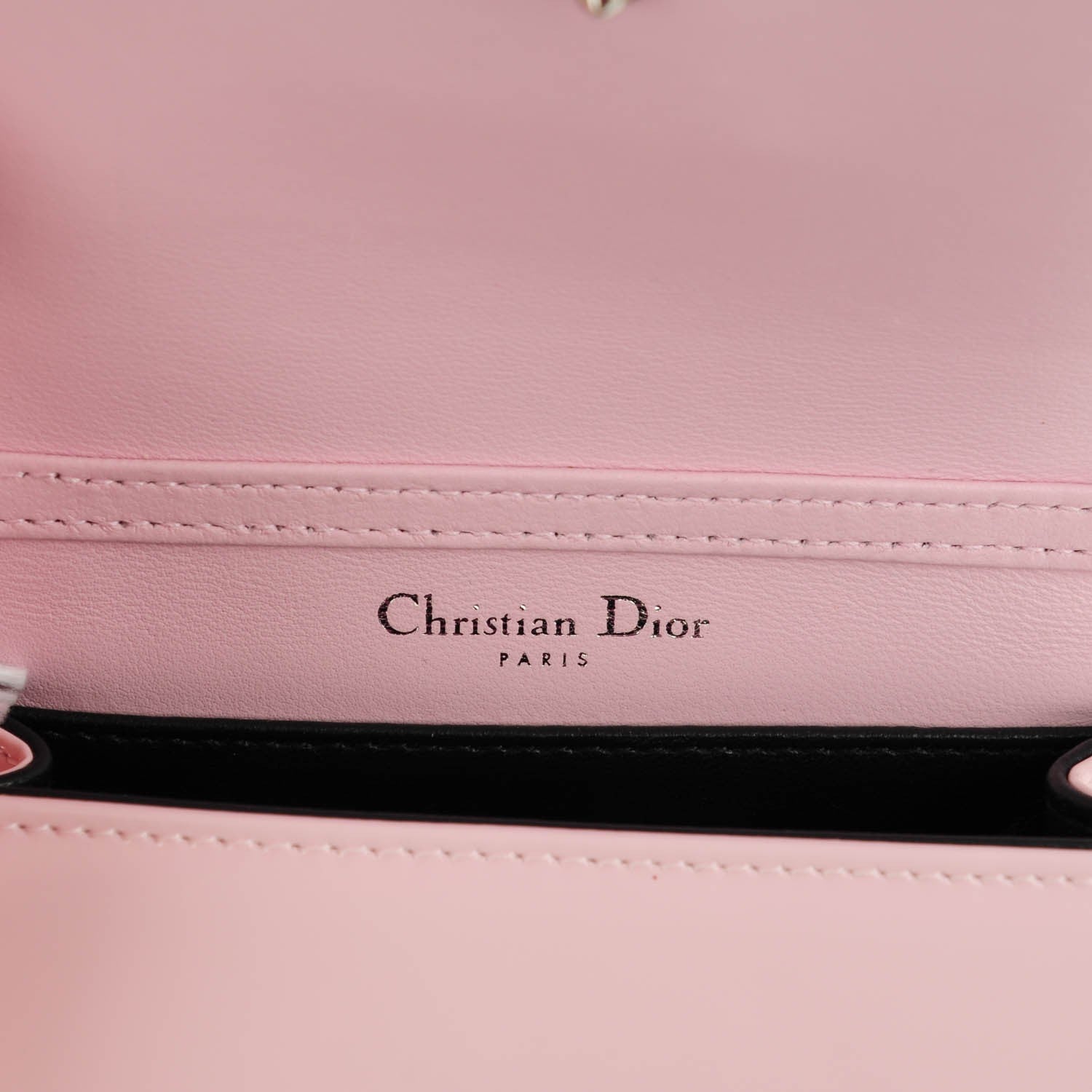 Christian Dior Patent Micro-Cannage Baby Diorama Flap Bag Pale Pink 5 of 6
