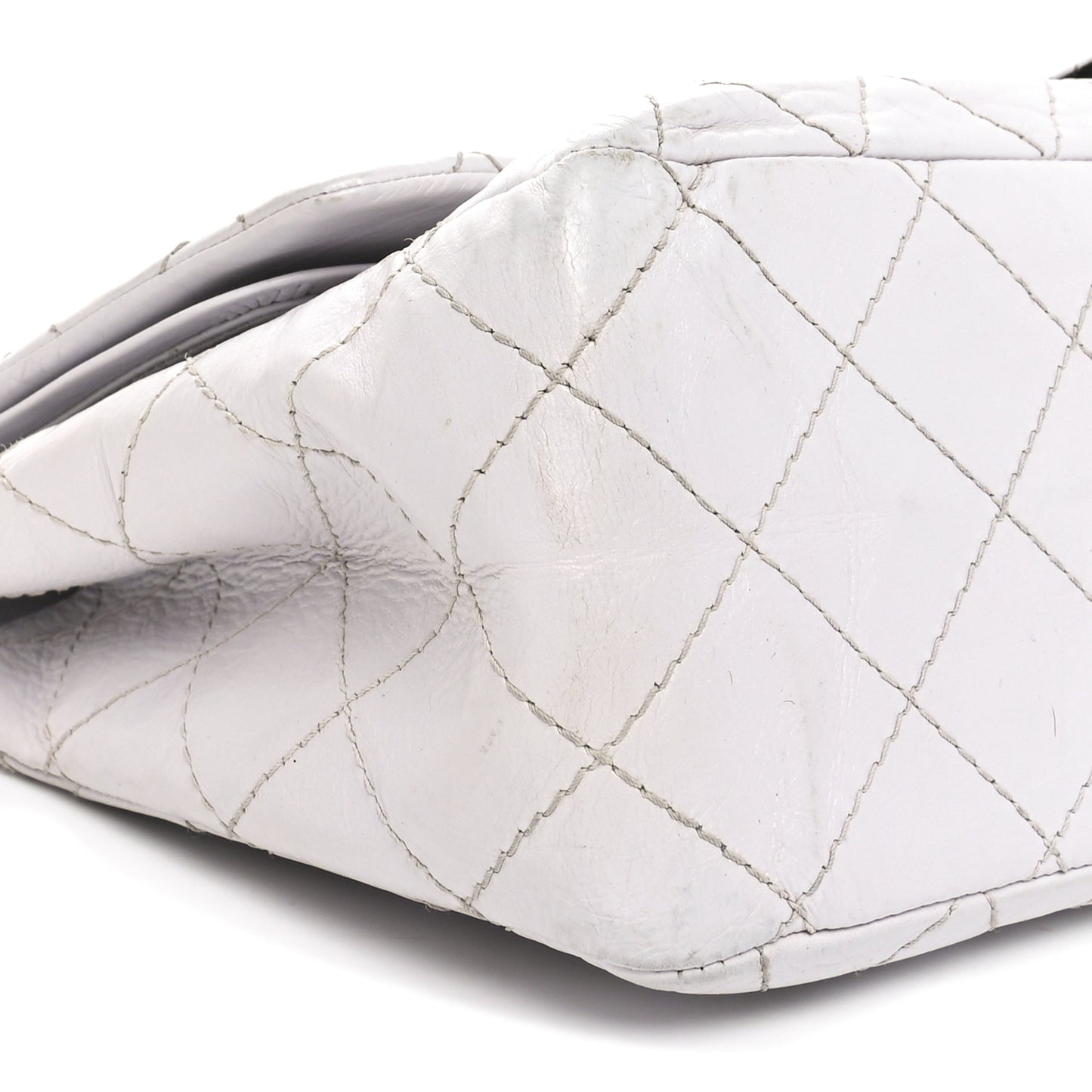 Aged Calfskin 2.55 Reissue 226 Flap White