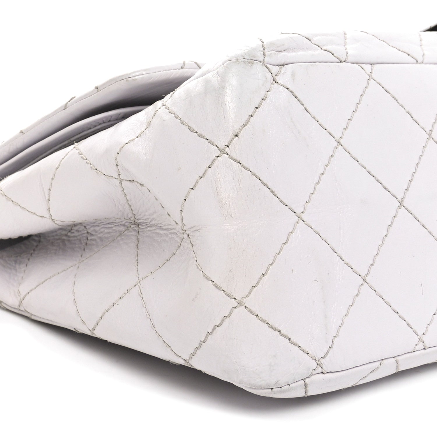 Chanel Aged Calfskin 2.55 Reissue 226 Flap White 9 of 11