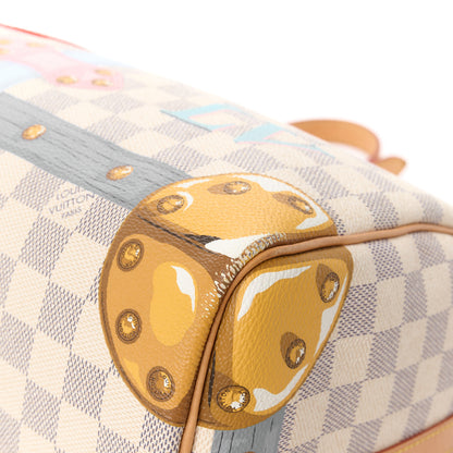 Louis Vuitton LOUIS VUITTON Damier Azur Summer Trunks Speedy Bandouliere 30 13 of 14