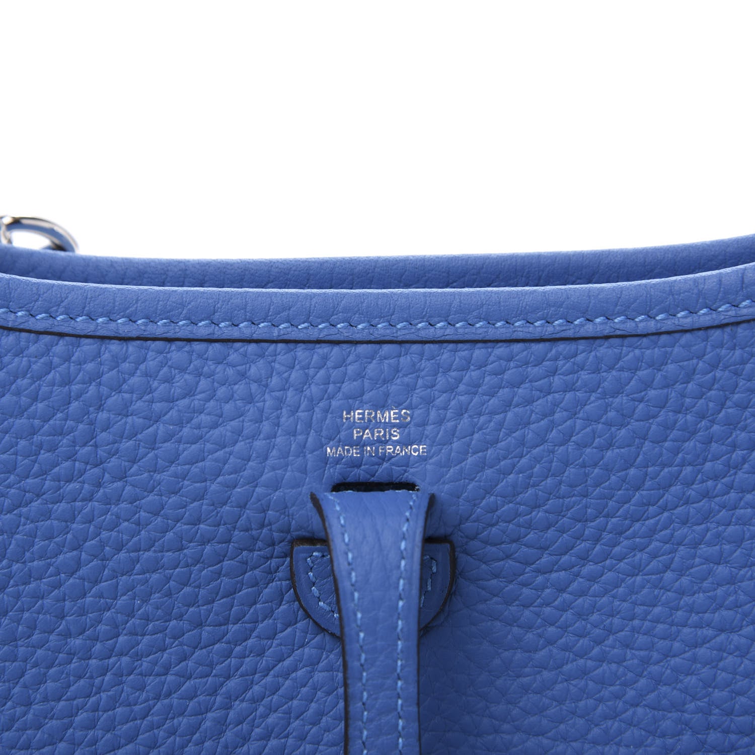 Hermes Taurillon Clemence Amazone Evelyne TPM Mykonos Blanc 7 of 12