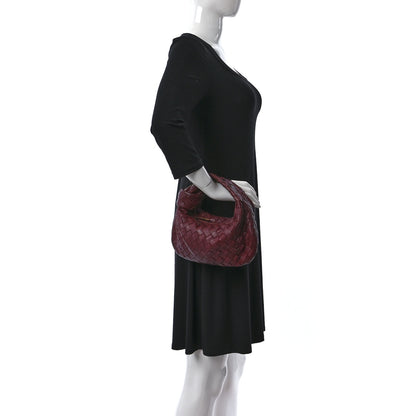 Bottega Veneta Nappa Intrecciato Mini Jodie Burgundy 2 of 10