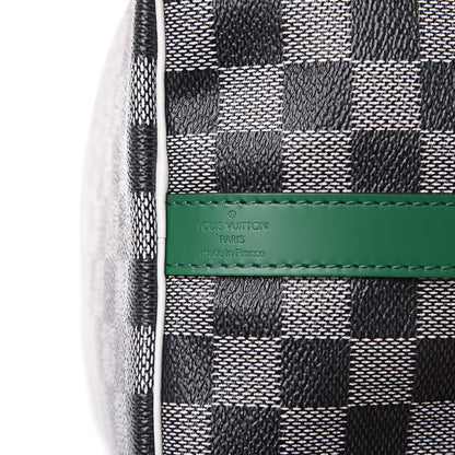 Louis Vuitton Damier Speedy Bandouliere 30 Black White 7 of 9