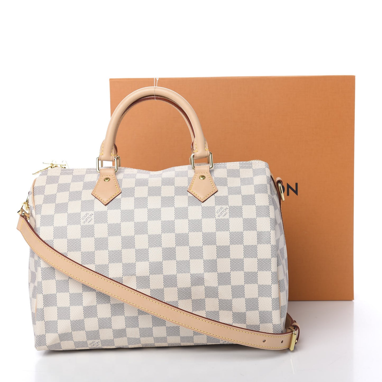 Damier Azur Speedy Bandouliere 30