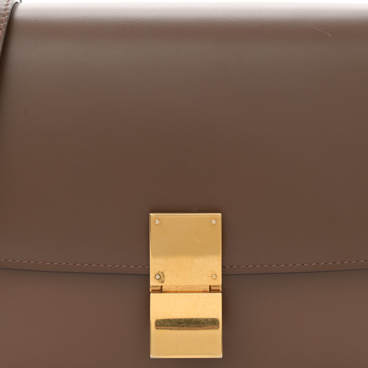Celine Box Calfskin Medium Classic Box Flap Bag Camel 9 of 14