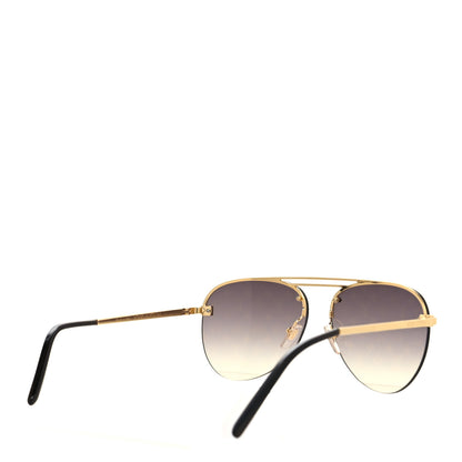 Louis Vuitton Metal Clockwise Sunglasses Z1020W Gold 4 of 7