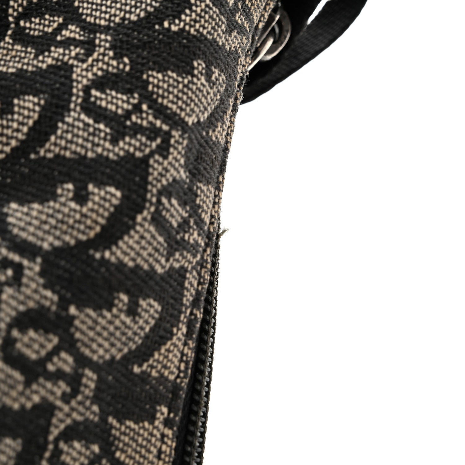Christian Dior Monogram Shoulder Bag Pochette Black 11 of 13