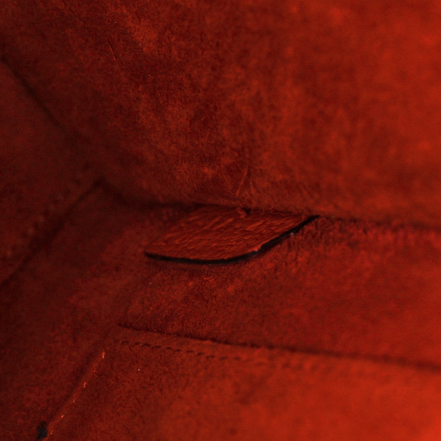 Celine Drummed Calfskin Nano Luggage Coquelicot 7 of 13