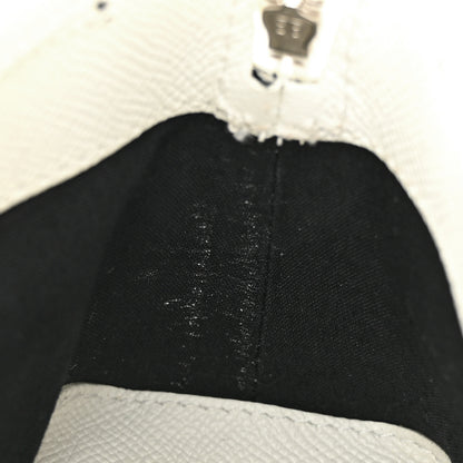 Balenciaga Grained Calfskin XXS Ville Top Handle Bag White Black 12 of 17