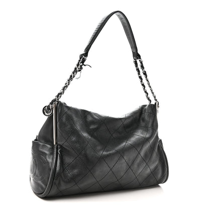 Chanel Lambskin Ultimate Soft Hobo Black 3 of 11